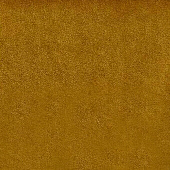 Microfibra fabric sample, golden-yellow tone, granular texture with subtle gradient and matte finish; text “egoitaliano > microfibra > gb 3007” visible.